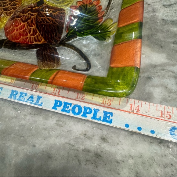 Embossed Owl Decorative Serving platter - Picture 6 of 7